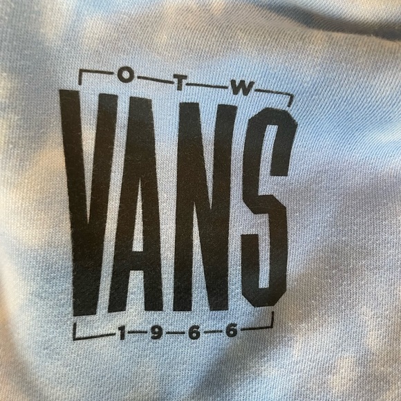 VANS TALL TYPE TIE DYE - NAUTICAL BLUE SWEATSHIRT - Picture 6 of 7